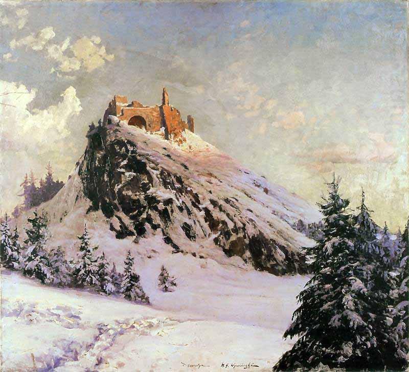 Claude Monet Czorsztyn Castle oil painting picture
